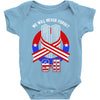 memorial day 2018 911 we will never  fotget Baby Bodysuit