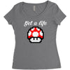 get a life Women's Triblend Scoop T-shirt