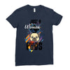 who loves pugs Ladies Fitted T-Shirt