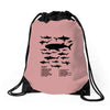 shark chart Drawstring Bags