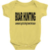 boar hunting tex Baby Bodysuit