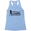 no fat chicks Racerback Tank