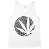 cannabis fingerprinting (black) Tank Top