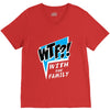 WTF! WİTH THE FAMILY V-Neck Tee