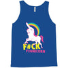 gay pride f#ck younicorn funny rude unicorn Tank Top