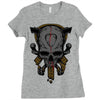 death of guitarist Ladies Fitted T-Shirt