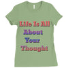 life is all Ladies Fitted T-Shirt