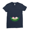 Two Peas In a Pod Twin Babies Ladies Fitted T-Shirt