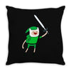 adventure time legend of zelda link Throw Pillow