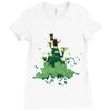 platform in the clouds Ladies Fitted T-Shirt