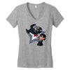 too slow cap Women's V-Neck T-Shirt