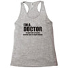 Gift For Doctor T-Shirt Funny Profession Tee Racerback Tank