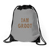 I am Groot Drawstring Bags