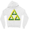 triforce illusion zelda Zipper Hoodie