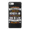Super Cool Mother In Law Of A Freaking Awesome Son In Law iPhone 7 Case