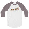 retro evolution 3/4 Sleeve Shirt
