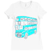 london double decker bus Ladies Fitted T-Shirt