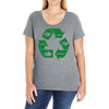 rock paper scissors Ladies Curvy T-Shirt