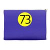 73 the perfect number t shirt the big bang theory cool funny Accessory Pouches