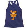 garfield scratching, ideal gift or birthday present funny Racerback Tank