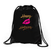 happy halloween new Drawstring Bags