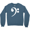 bass cleff funny Crewneck Sweatshirt