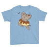 Pusheen the Cat Muscular with Donut Youth Tee
