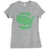 going green Ladies Fitted T-Shirt