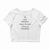 poodle lover Crop Top