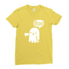 boo... Ladies Fitted T-Shirt