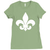 fleur de lis sticker vinyl Ladies Fitted T-Shirt