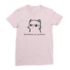 nevertheless, she purrsisted Ladies Fitted T-Shirt