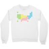 periodic table of america Crewneck Sweatshirt