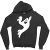 fun ghost Zipper Hoodie
