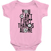 Fight Alone Avengers Baby Bodysuit