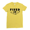 Broke It - Fixed It Ladies Fitted T-Shirt