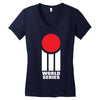 Retro Cricket Women's V-Neck T-Shirt