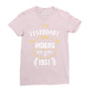 legendary riders are born in 1951 Ladies Fitted T-Shirt