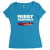 merry crispness Women's Triblend Scoop T-shirt