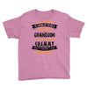 Super Cool Grandson Of A Freaking Awesome Grammy Youth Tee