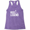reel legend funny lure father's day country fishing bass humor Racerback Tank