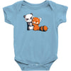 panda hug Baby Bodysuit