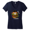 pass the nutrition test Women's V-Neck T-Shirt