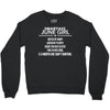 Smartass June Girl Crewneck Sweatshirt