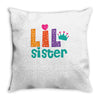 Lil Sister Throw Pillow
