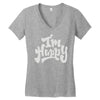 i'm happy Women's V-Neck T-Shirt