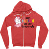 My Unicorn Ate My Homework Zipper Hoodie