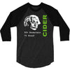 albert einstein theory of 7% proof geeky science cider scrumpy drinkin 3/4 Sleeve Shirt