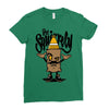 stay squirrely Ladies Fitted T-Shirt