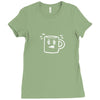 cofeeine Ladies Fitted T-Shirt